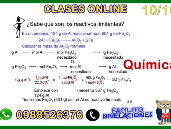 Clases de física,química,ecuaciones diferenciales