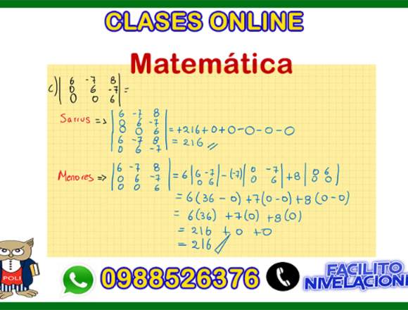 Clases Online geometría,estructuras,química