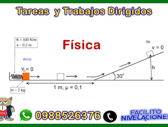 Profesor de de física,quimica,matematica