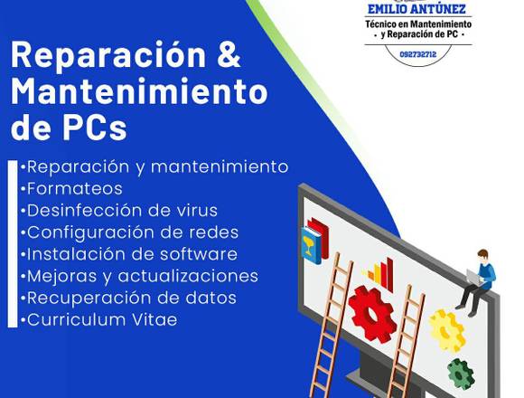 Mantenimiento y Reparación de Computadoras en Chuy