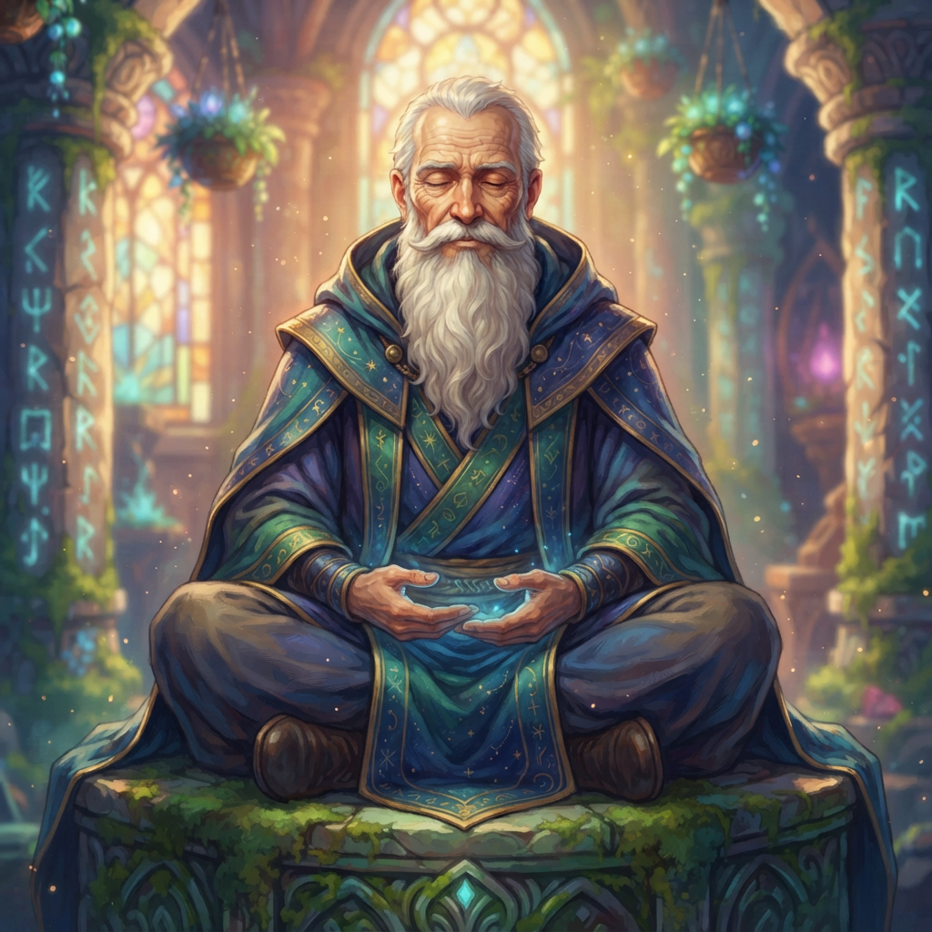Portrait of Master Meditator