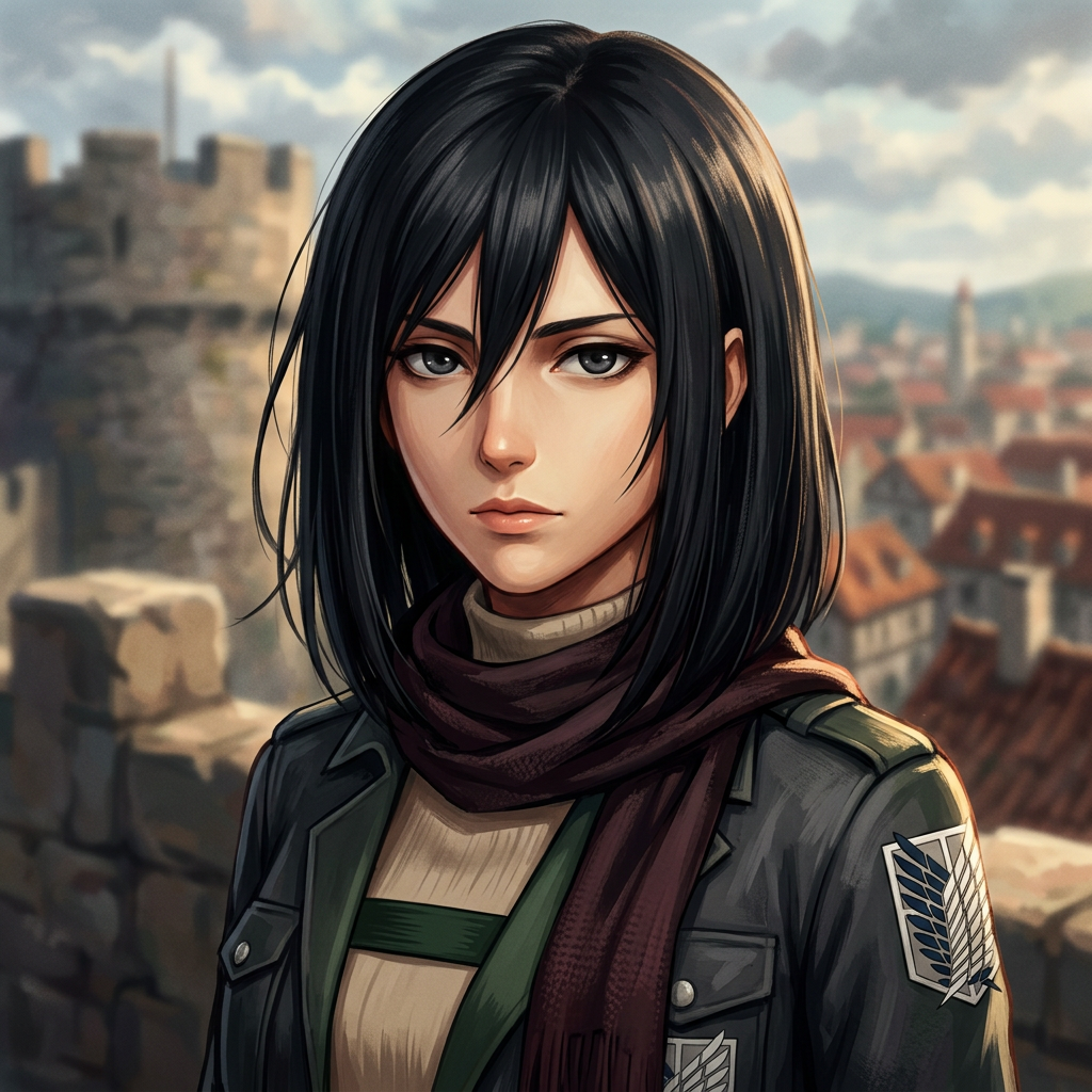 Portrait of Mikasa