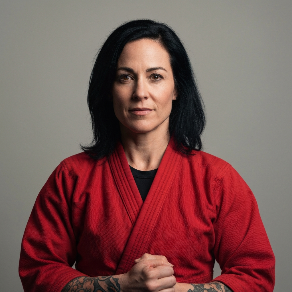 Portrait of Roxanne 'The Red Sifu' Vane