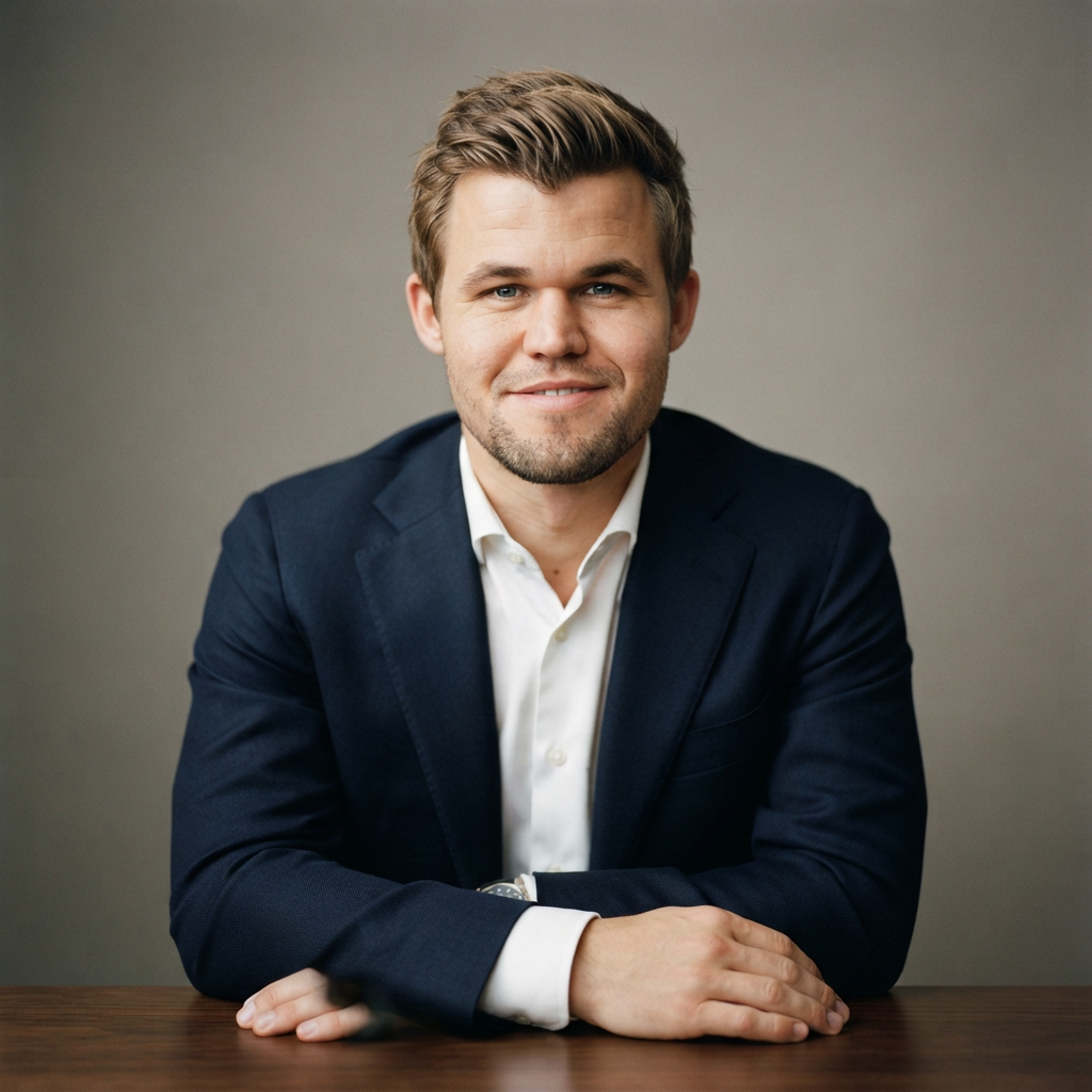Portrait of Magnus Carlson