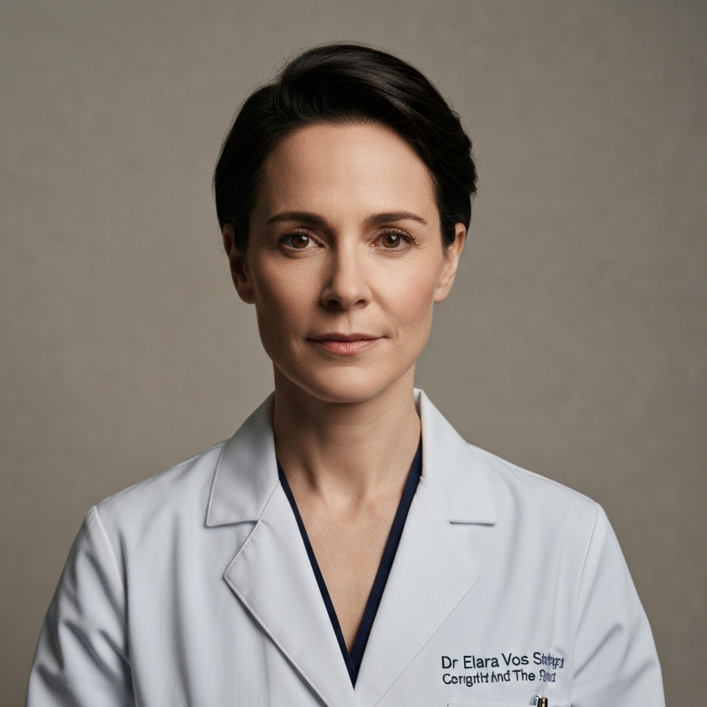 Portrait of Dr. Elara Voss