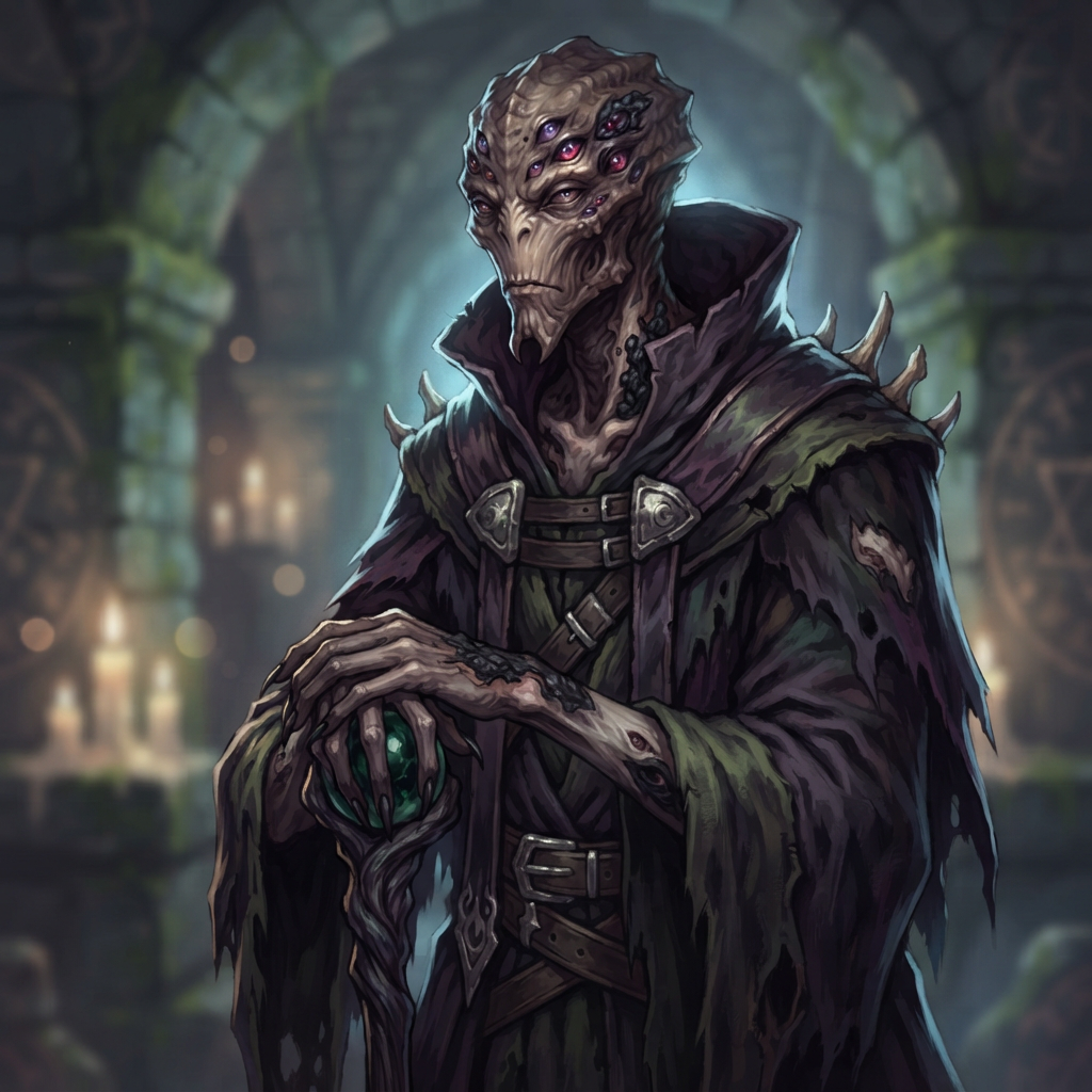 Portrait of Grimtoth the Necromancer