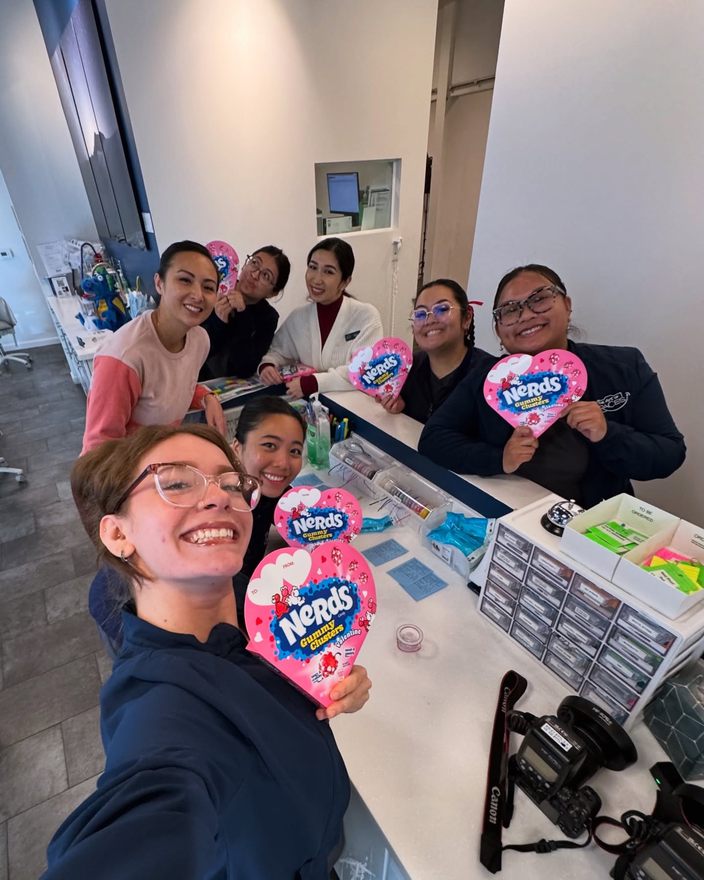 Team moment at The Art of Braces