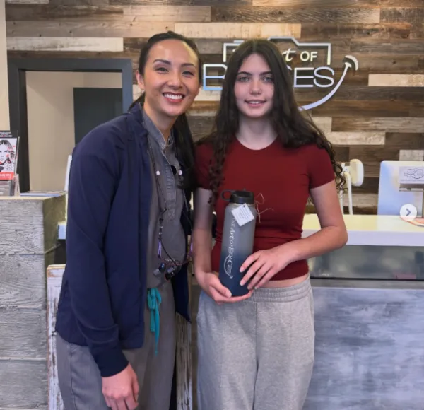 Dr. Benson with patient – moment 1