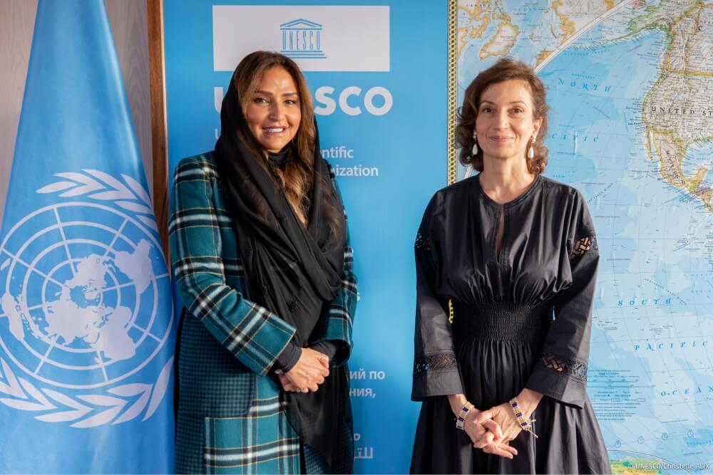 New partnership with UNESCO will mean investment in youth education and training, sustainability and peace