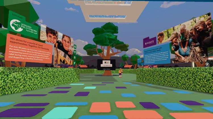 Alwaleed Philanthropies are hosting the virtual event on their metaverse platform, Decentraland