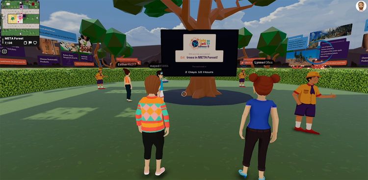 Metaverse activation with scouts foundation