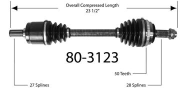 Cv axle 1993 honda accord #5