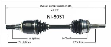 1994 Nissan altima cv joints #3