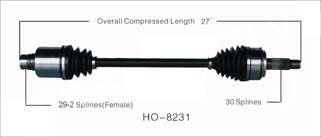 2008 Honda odyssey axle #3