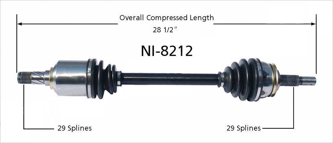 Nissan quest axle nut size