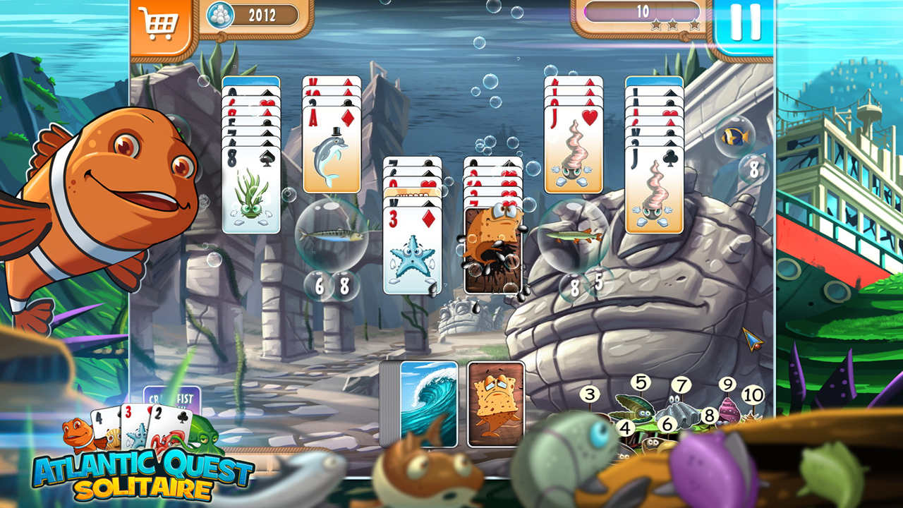 Atlantic Quest Solitaire Screenshot 2
