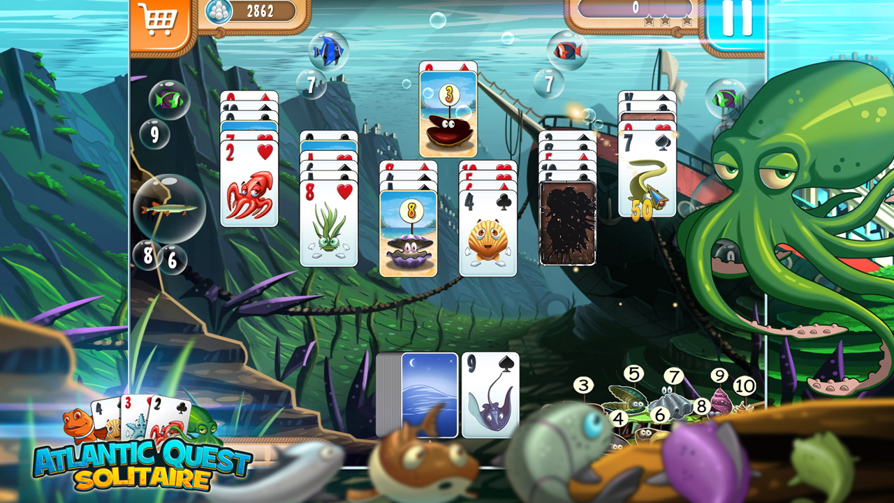 Atlantic Quest Solitaire Screenshot 3