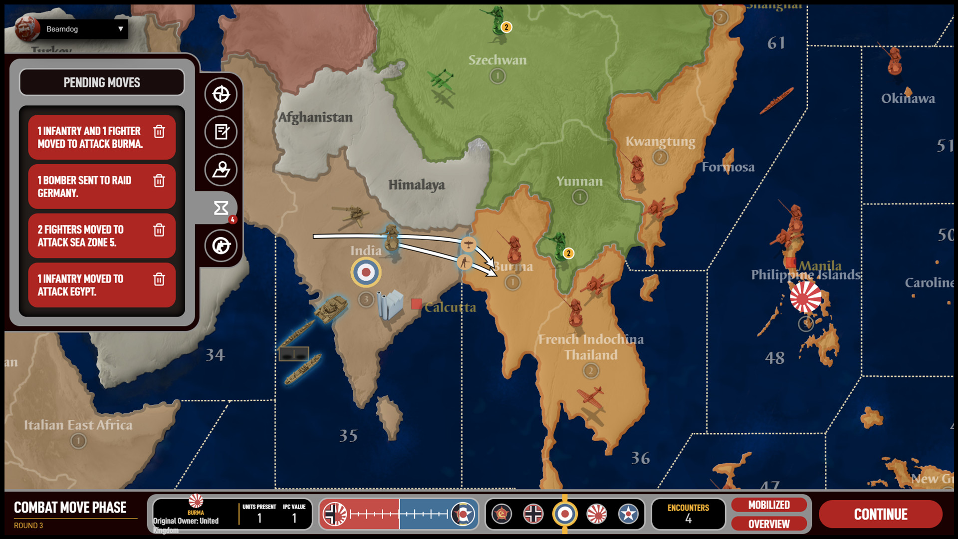 Axis & Allies Online Screenshot 5