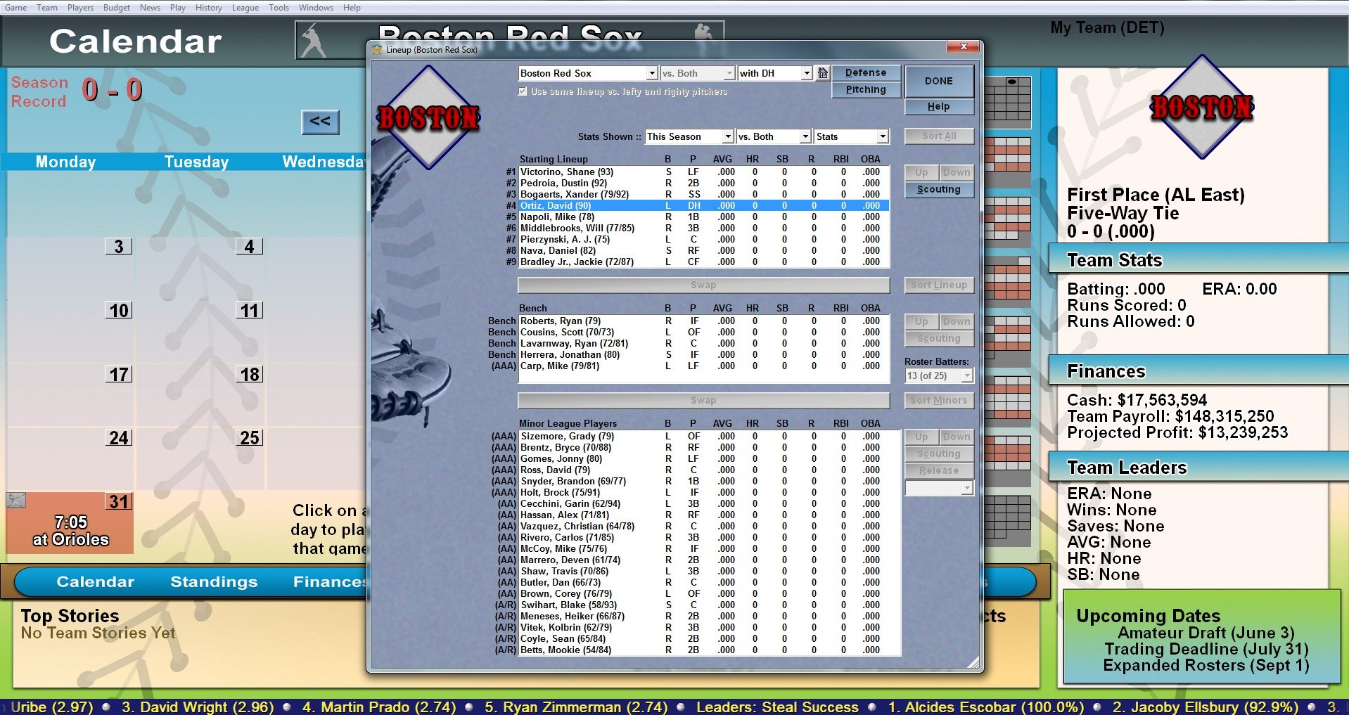 Baseball Mogul 2015 Screenshot 1