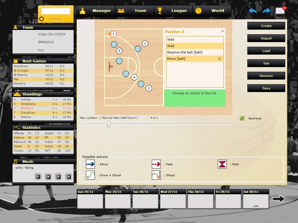 Basketball Pro Management 2014 Screenshot 1