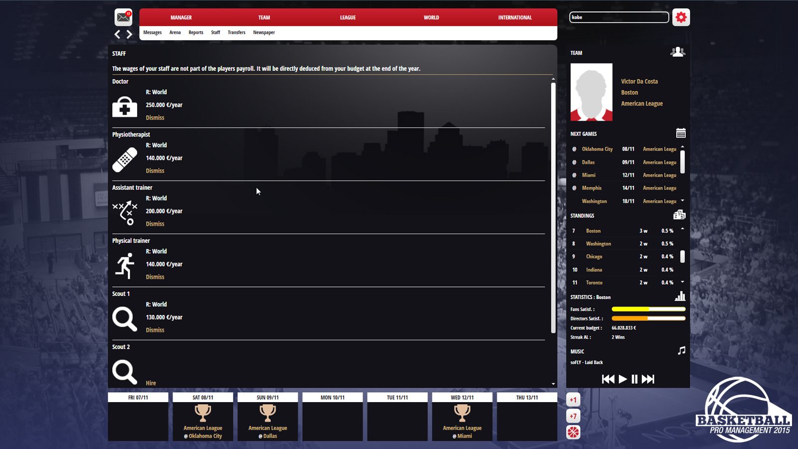 Basketball Pro Management 2015 Screenshot 4