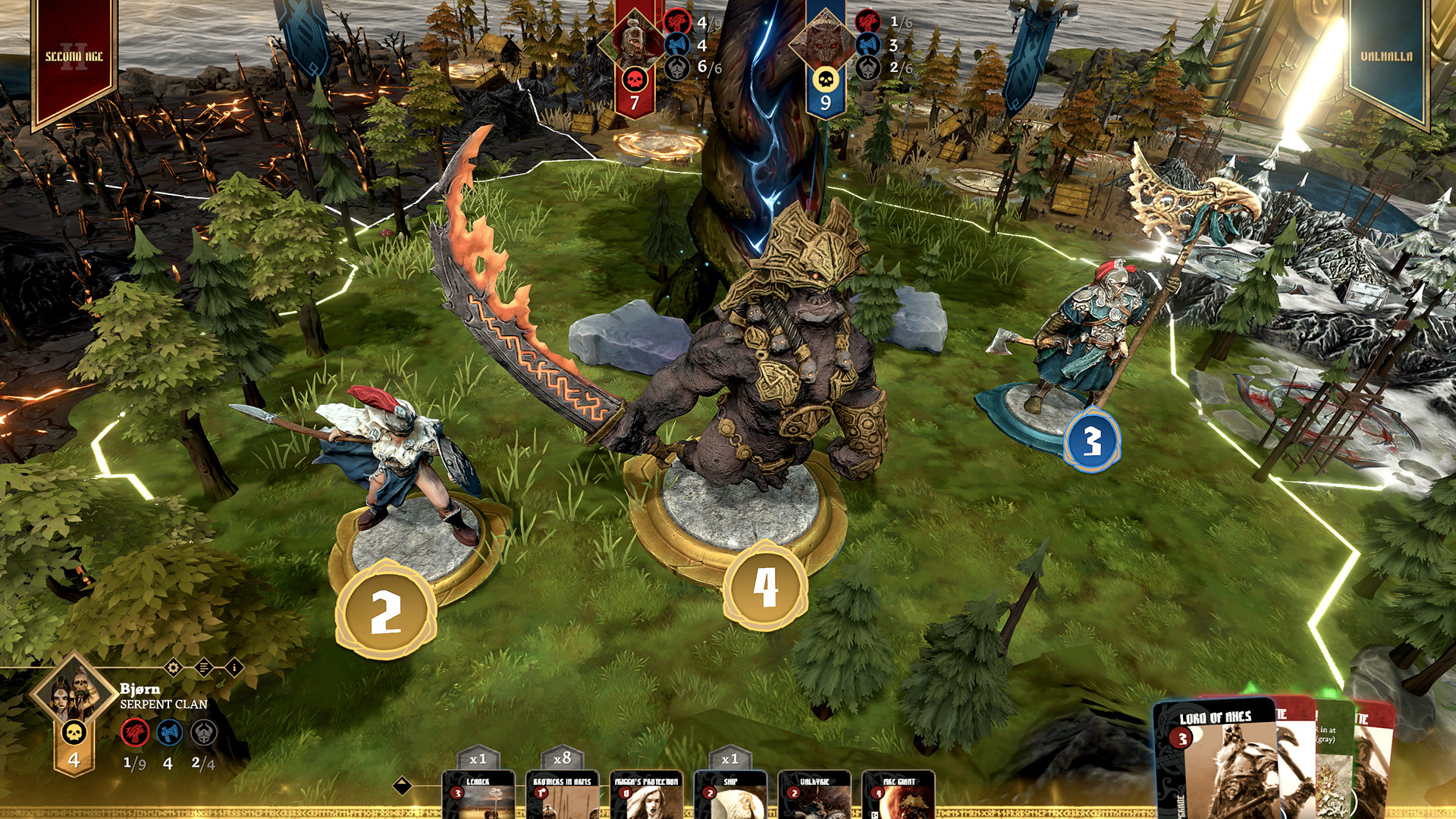 Blood Rage: Digital Edition Screenshot 2