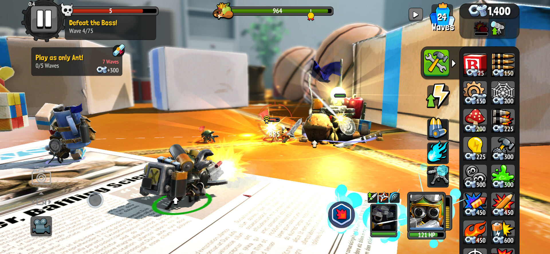 Bug Heroes: Tower Defense Screenshot 1