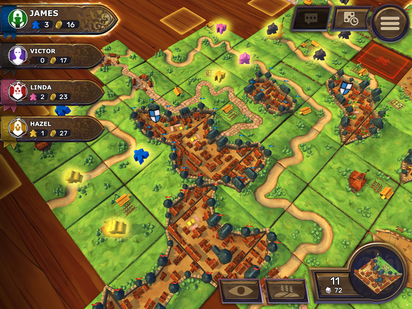Carcassonne: The Official Board Game Screenshot 1