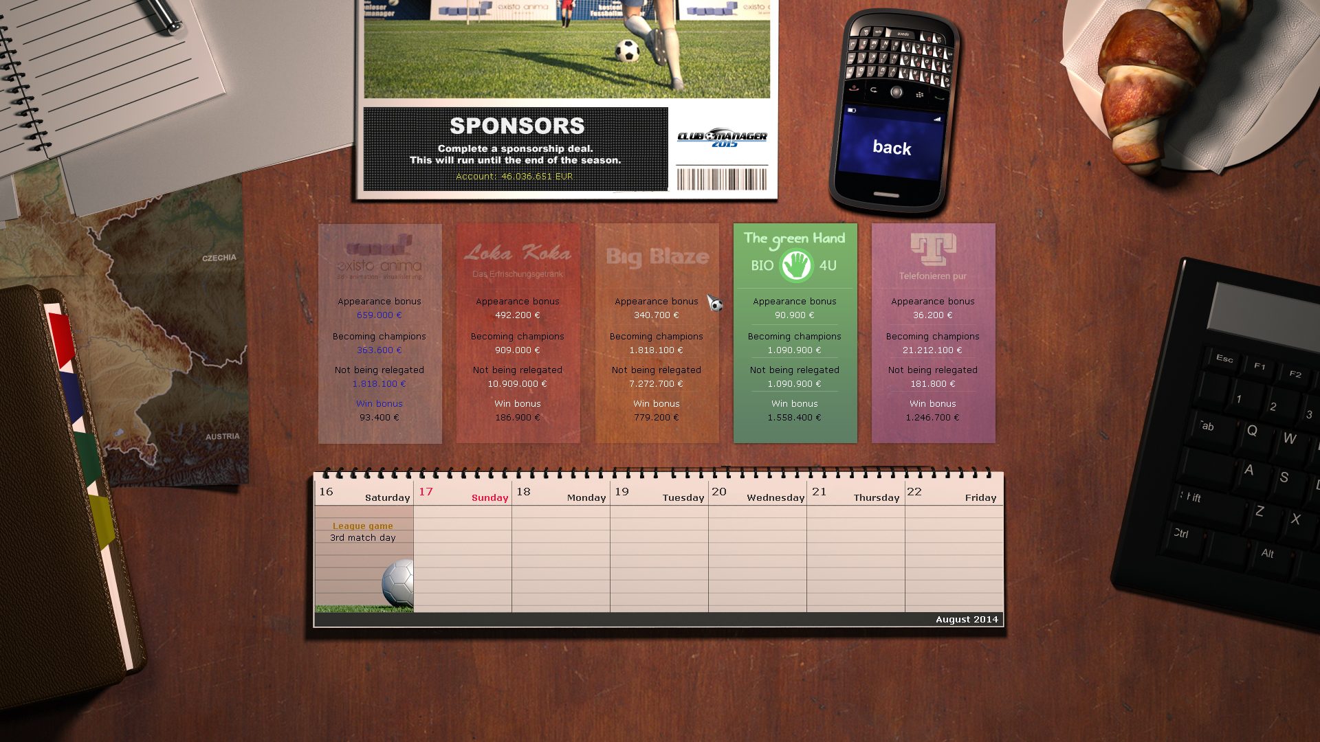 Club Manager 2015 Screenshot 2