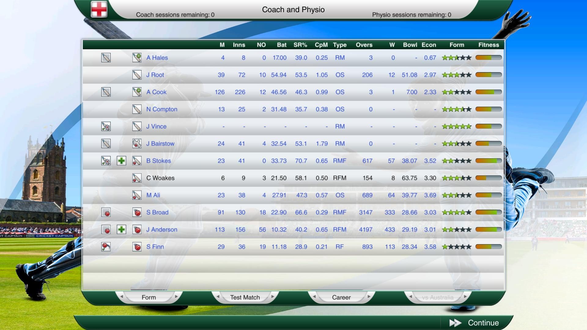 Cricket Captain 2016 Screenshot 5