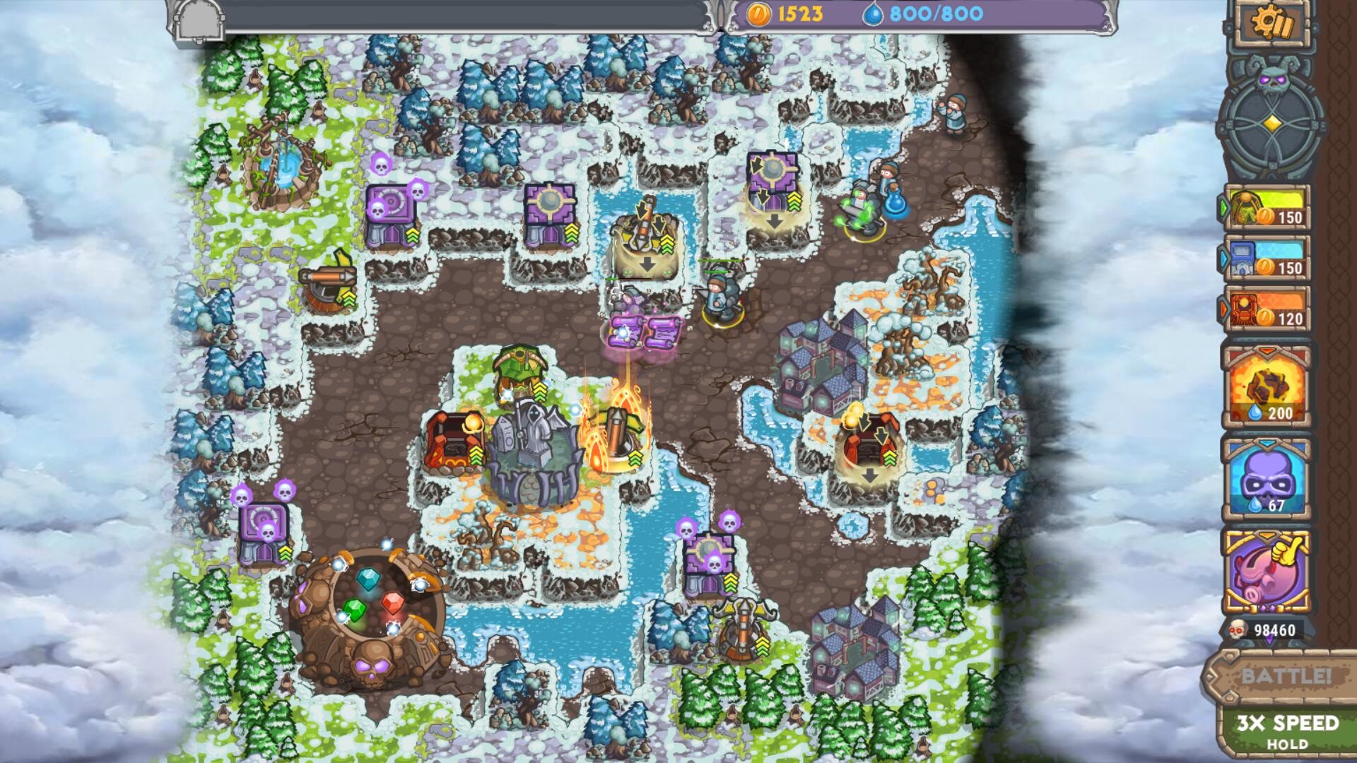 Cursed Treasure 2: Ultimate Edition - Tower Defense Screenshot 1