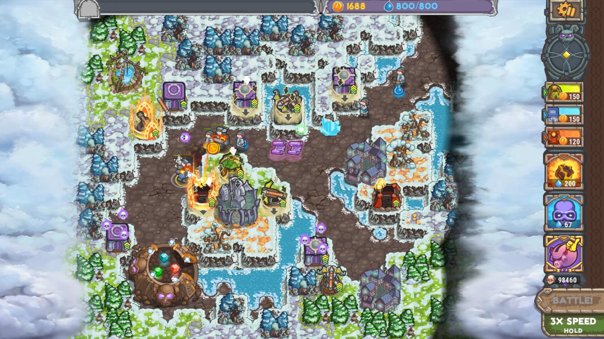 Cursed Treasure 2: Ultimate Edition - Tower Defense Screenshot 2
