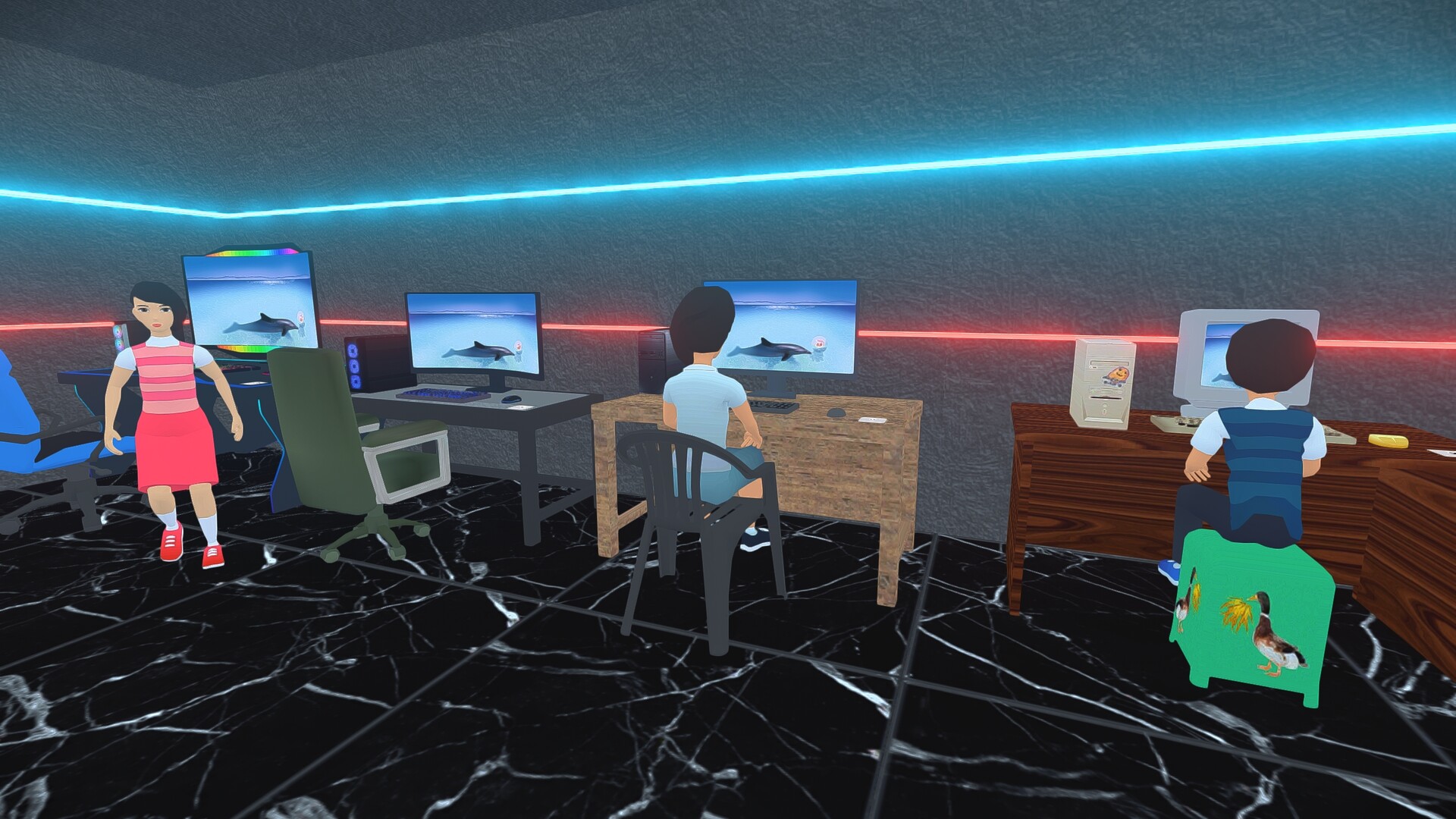 Gaming Cafe Life Screenshot 2