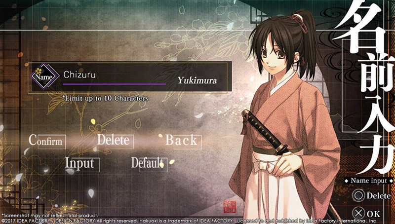 Hakuoki: Kyoto Winds Steam