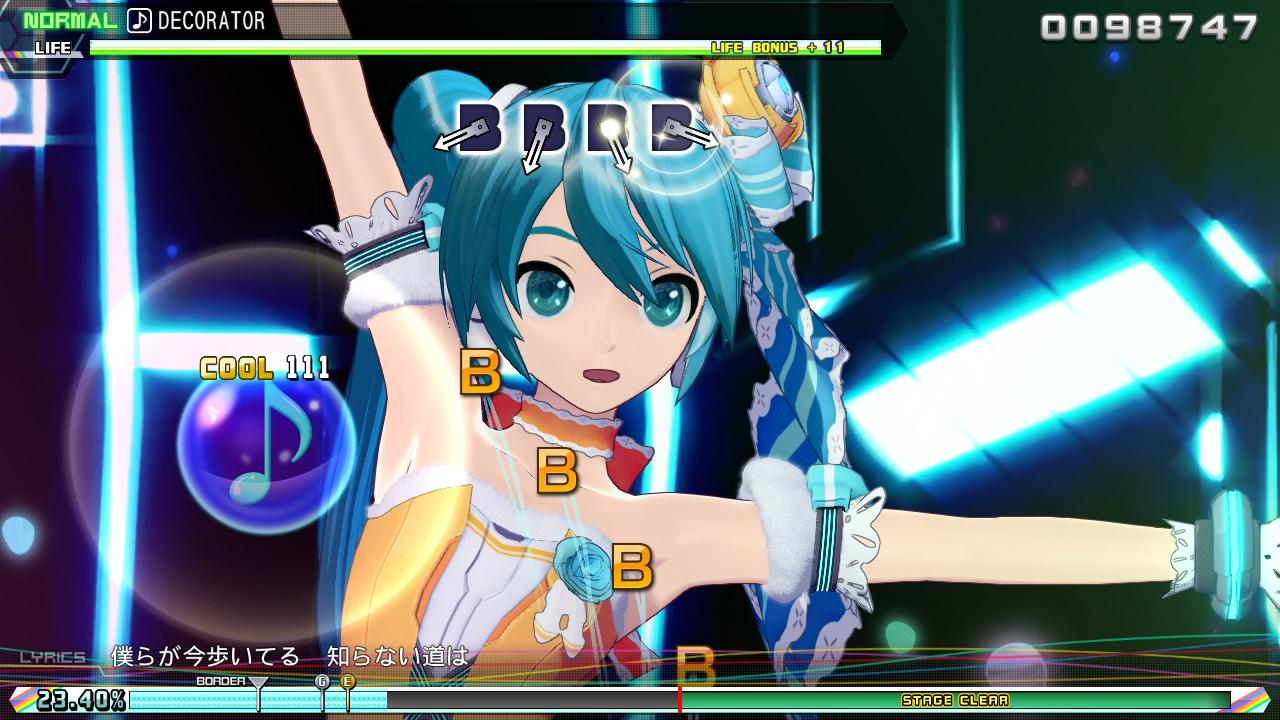 Hatsune Miku: Project DIVA Mega Mix Screenshot 1