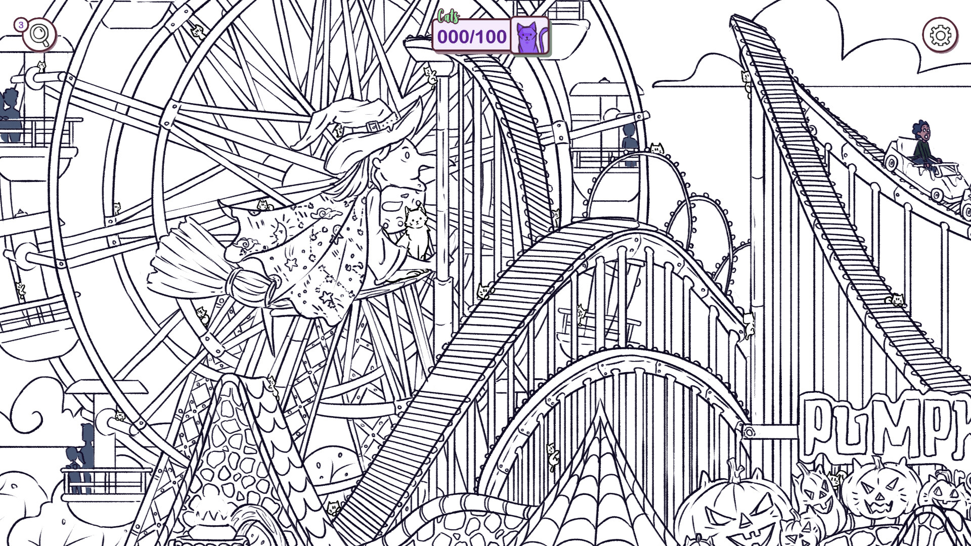Hidden Cats in Spooky Town Screenshot 2