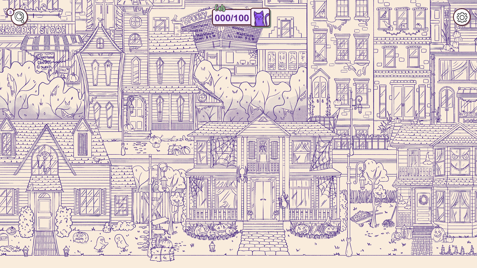 Hidden Cats in Spooky Town Screenshot 5