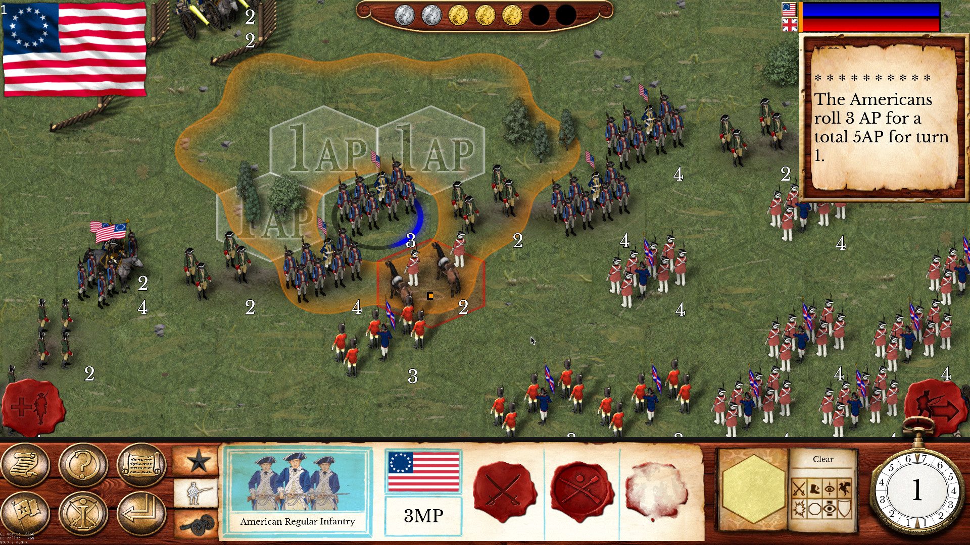 Hold the Line: The American Revolution Screenshot 2
