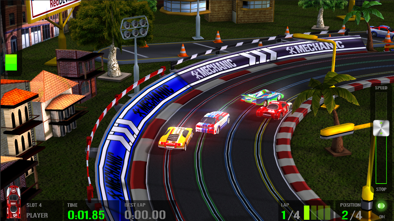HTR+ Slot Car Simulation Screenshot 1