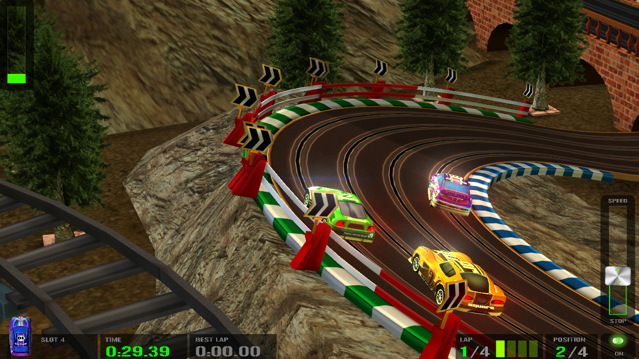 HTR+ Slot Car Simulation Screenshot 2