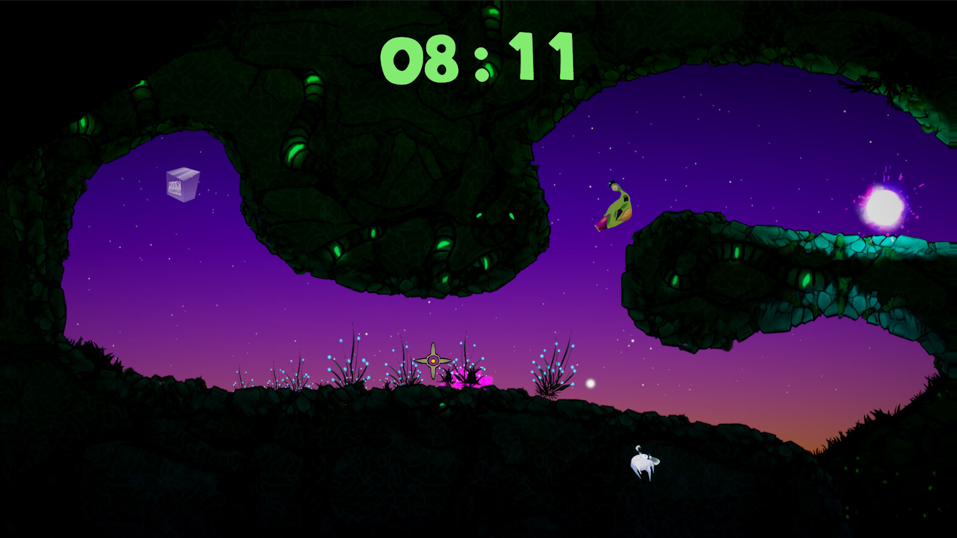 Kickback Slug: Cosmic Courier Screenshot 1