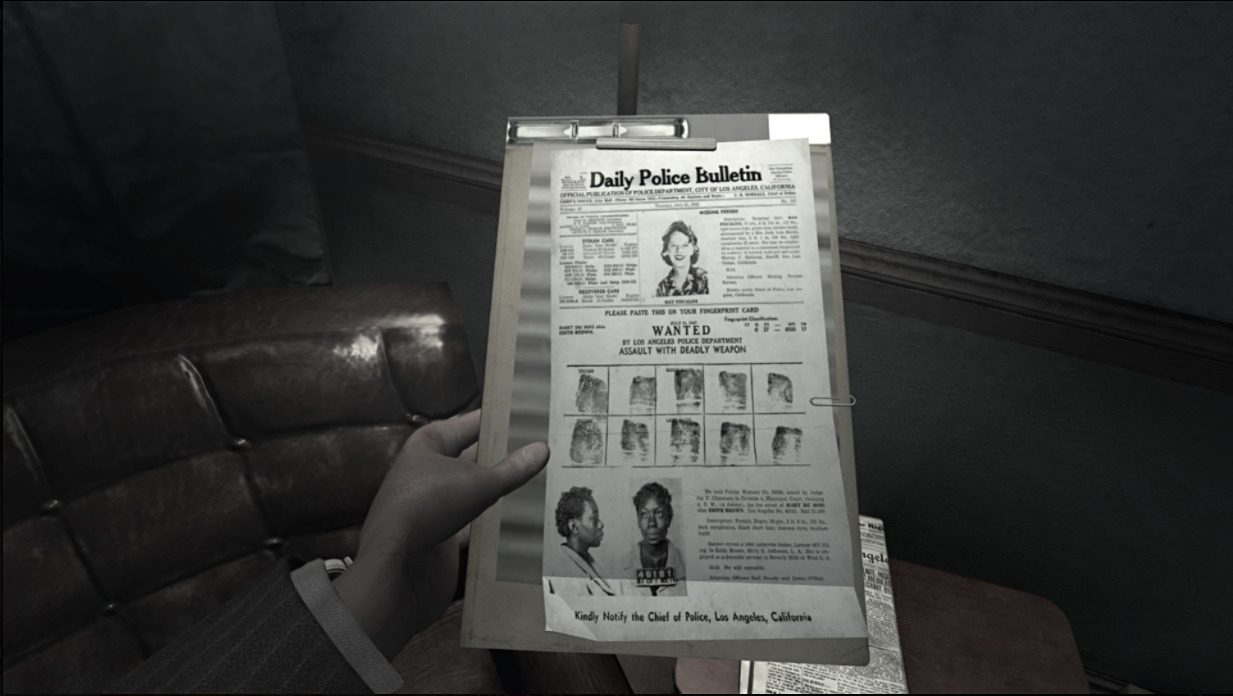 L.A. Noire: The VR Case Files Screenshot 1