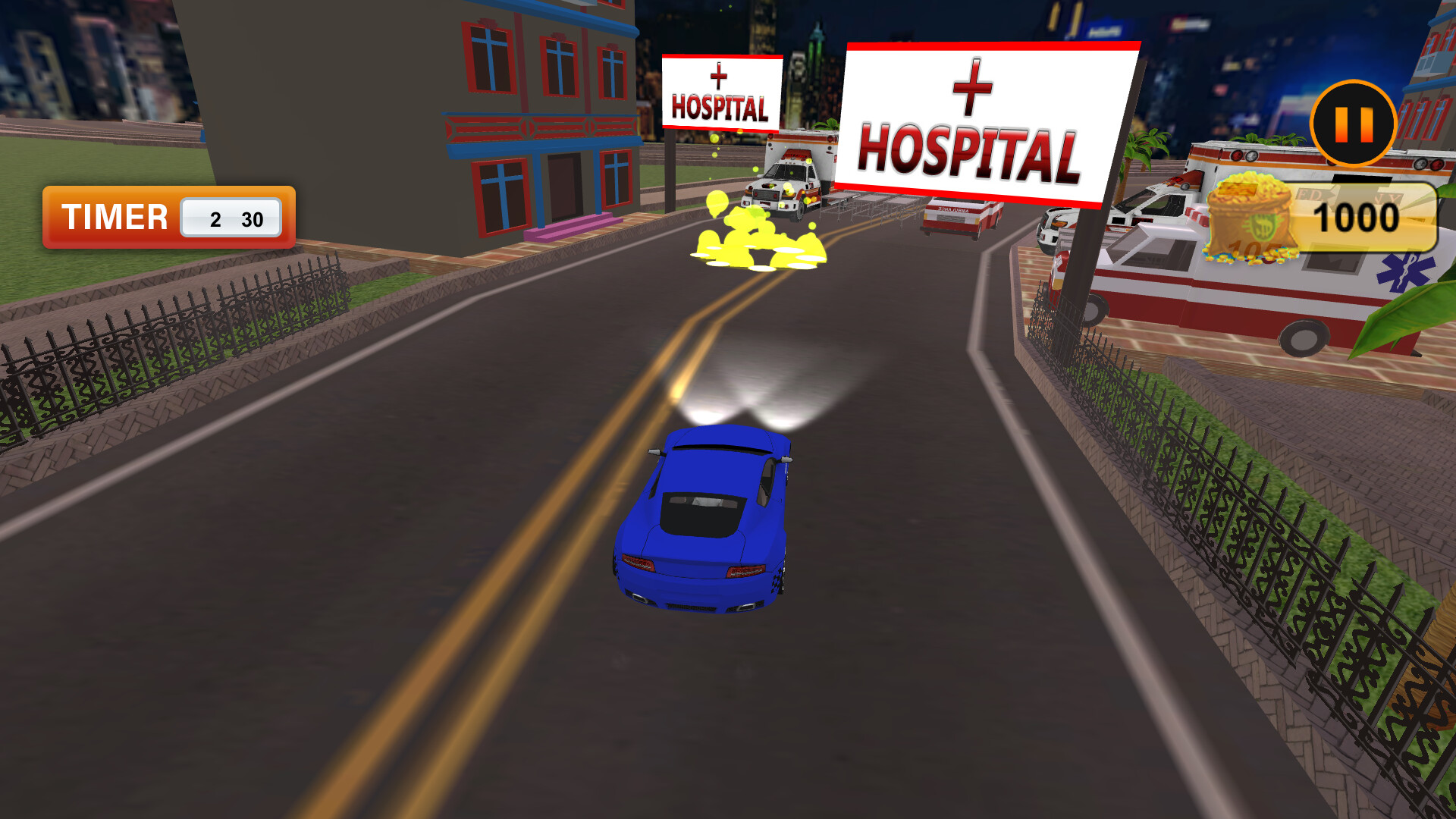Lunatic Taxi Driver Screenshot 1