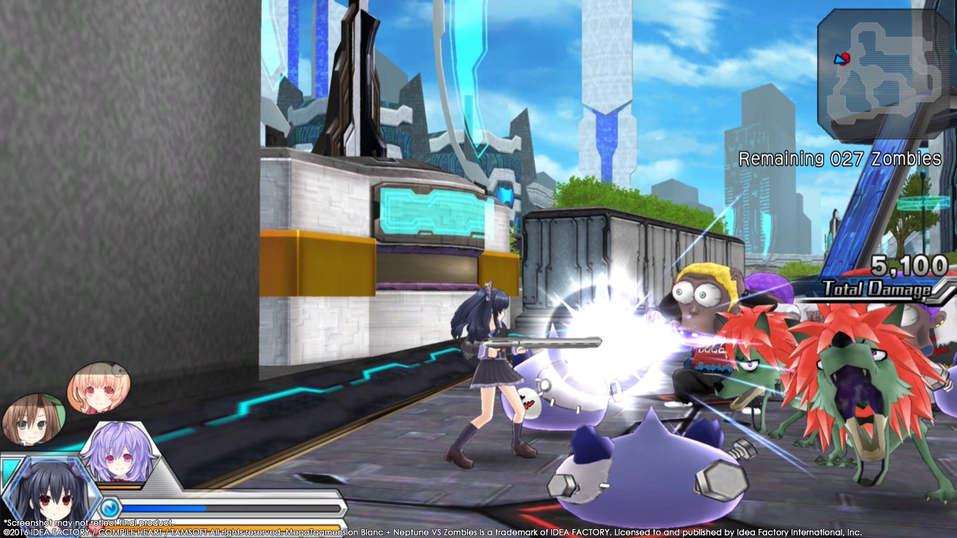 Megatagmension Blanc + Neptune VS Zombies Screenshot 4