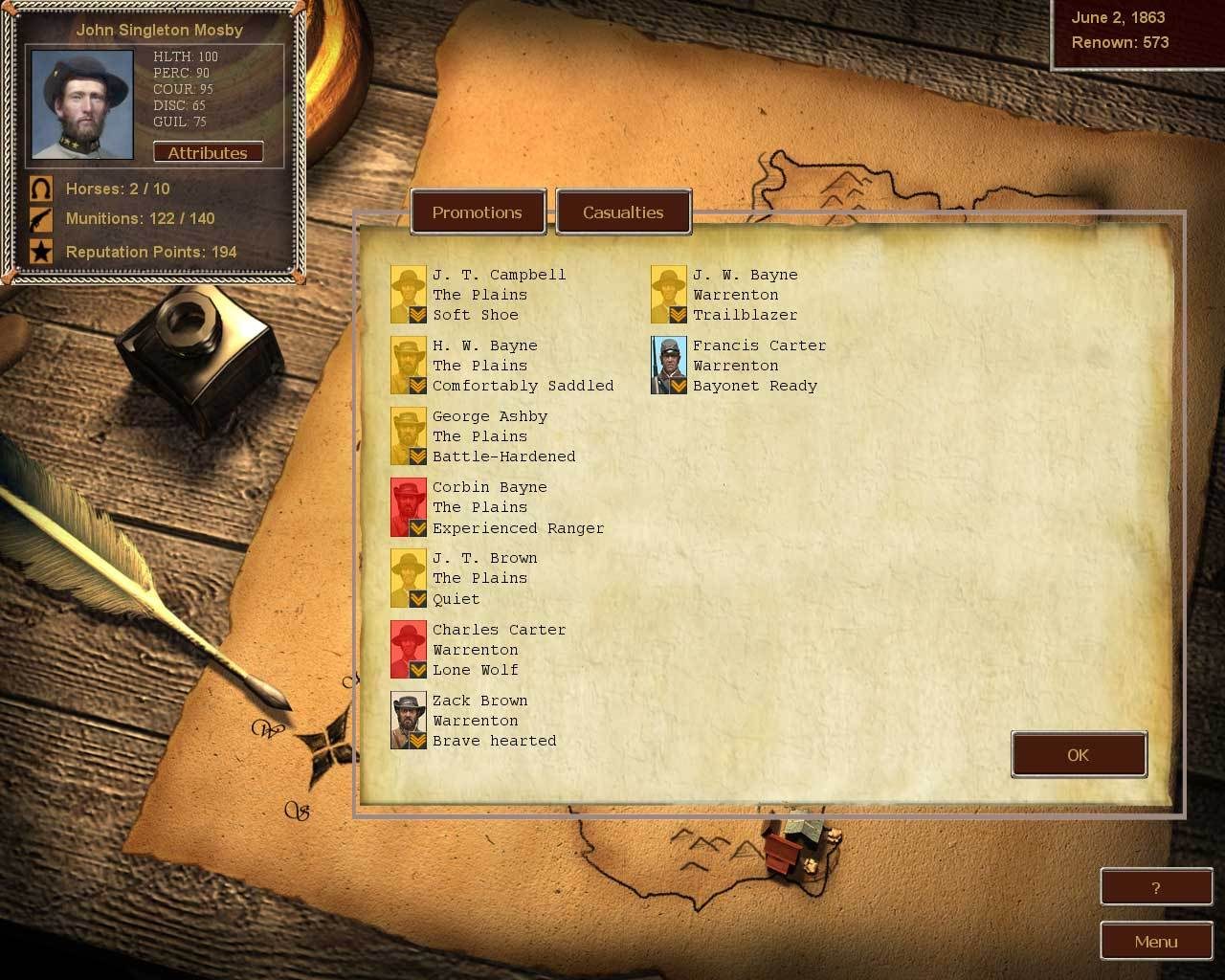 Mosby's Confederacy Screenshot 1