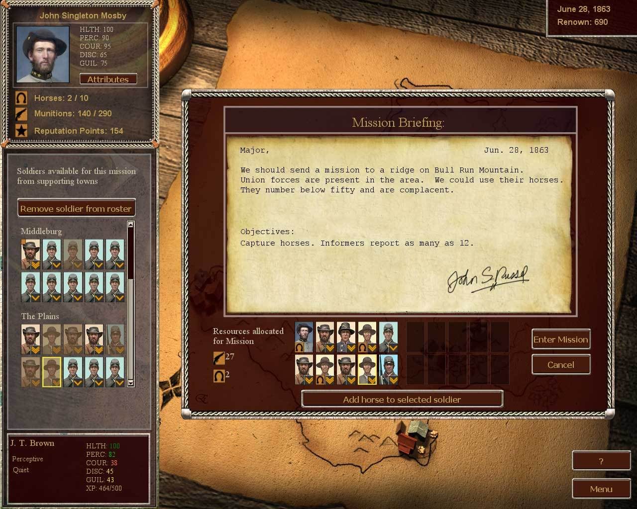 Mosby's Confederacy Screenshot 2