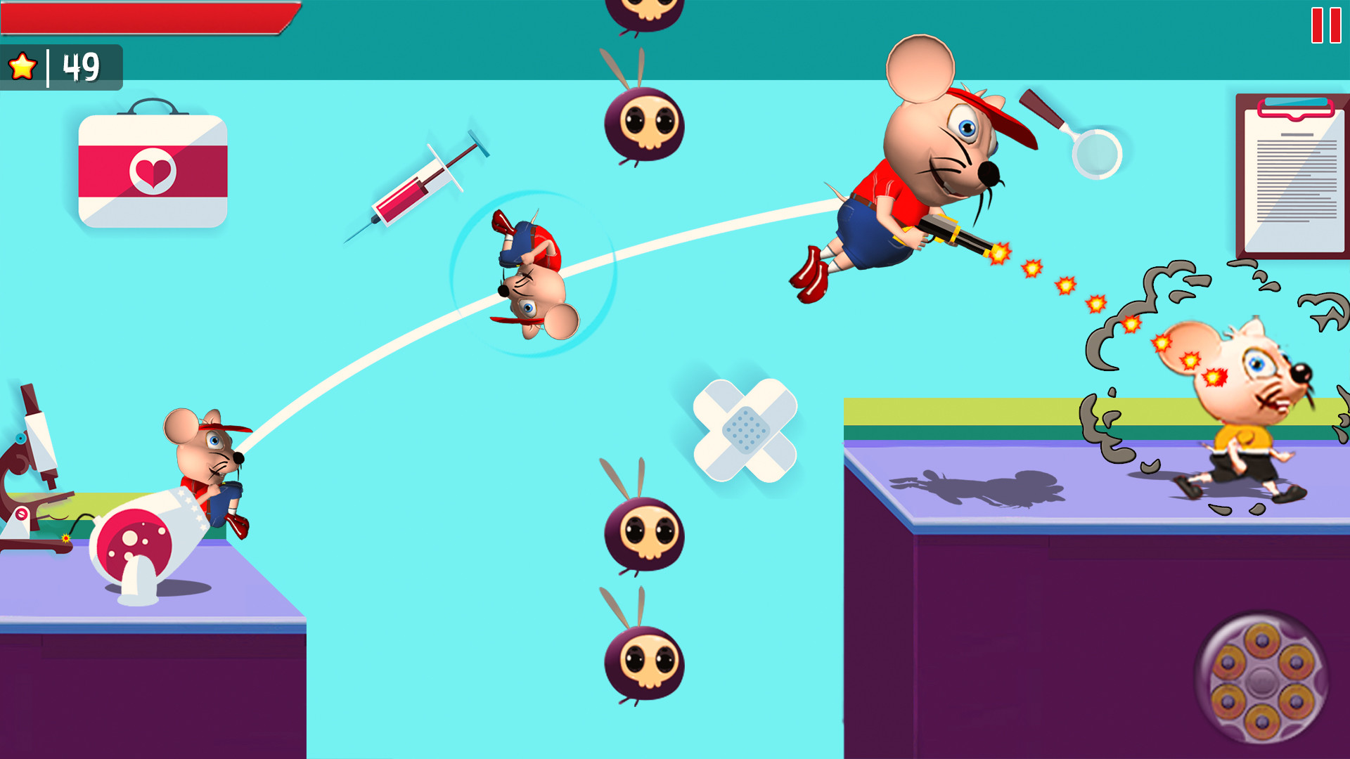 Mouse Mayhem Shooting & Racing Screenshot 1
