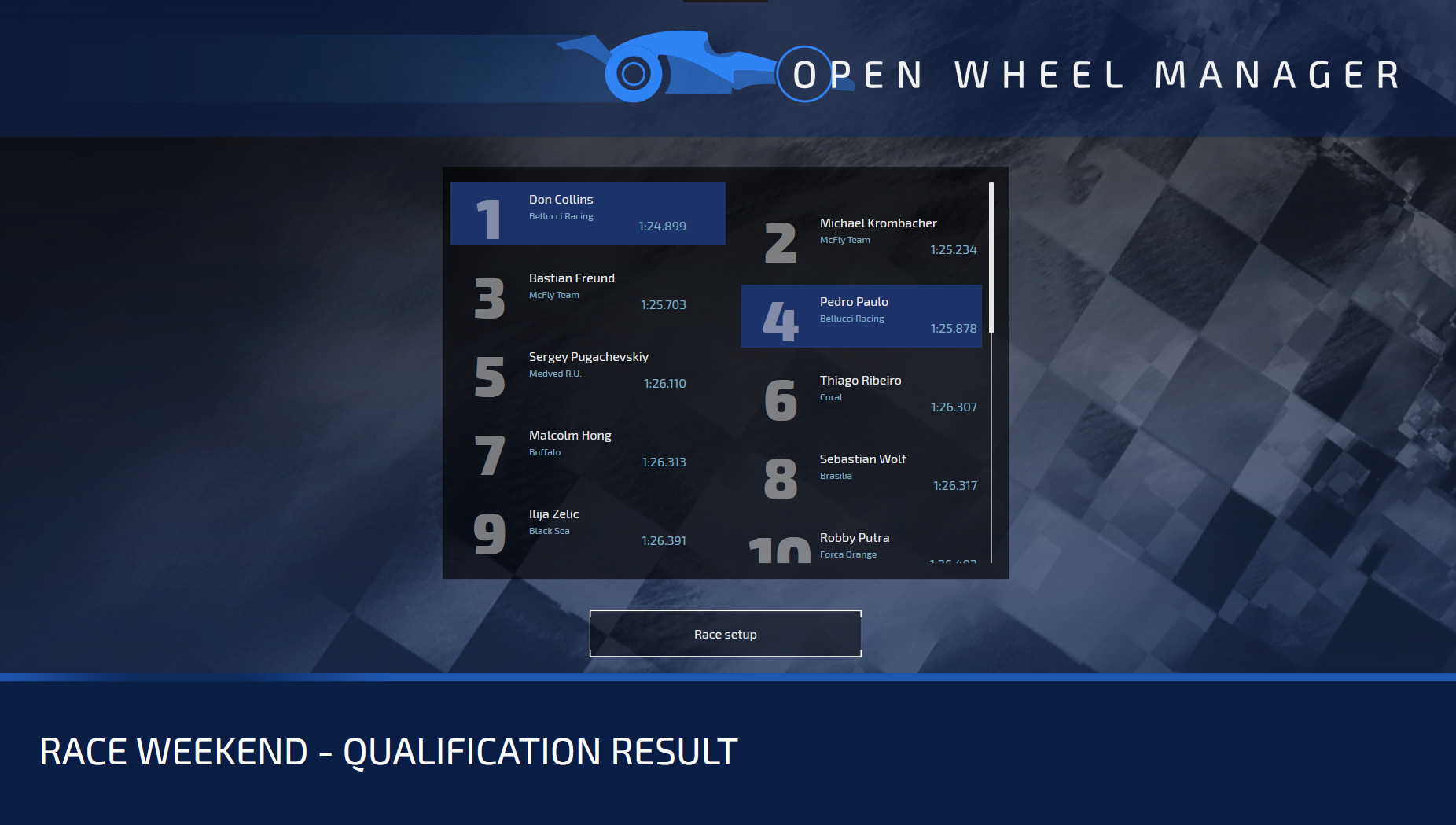 Open Wheel Manager Screenshot 5