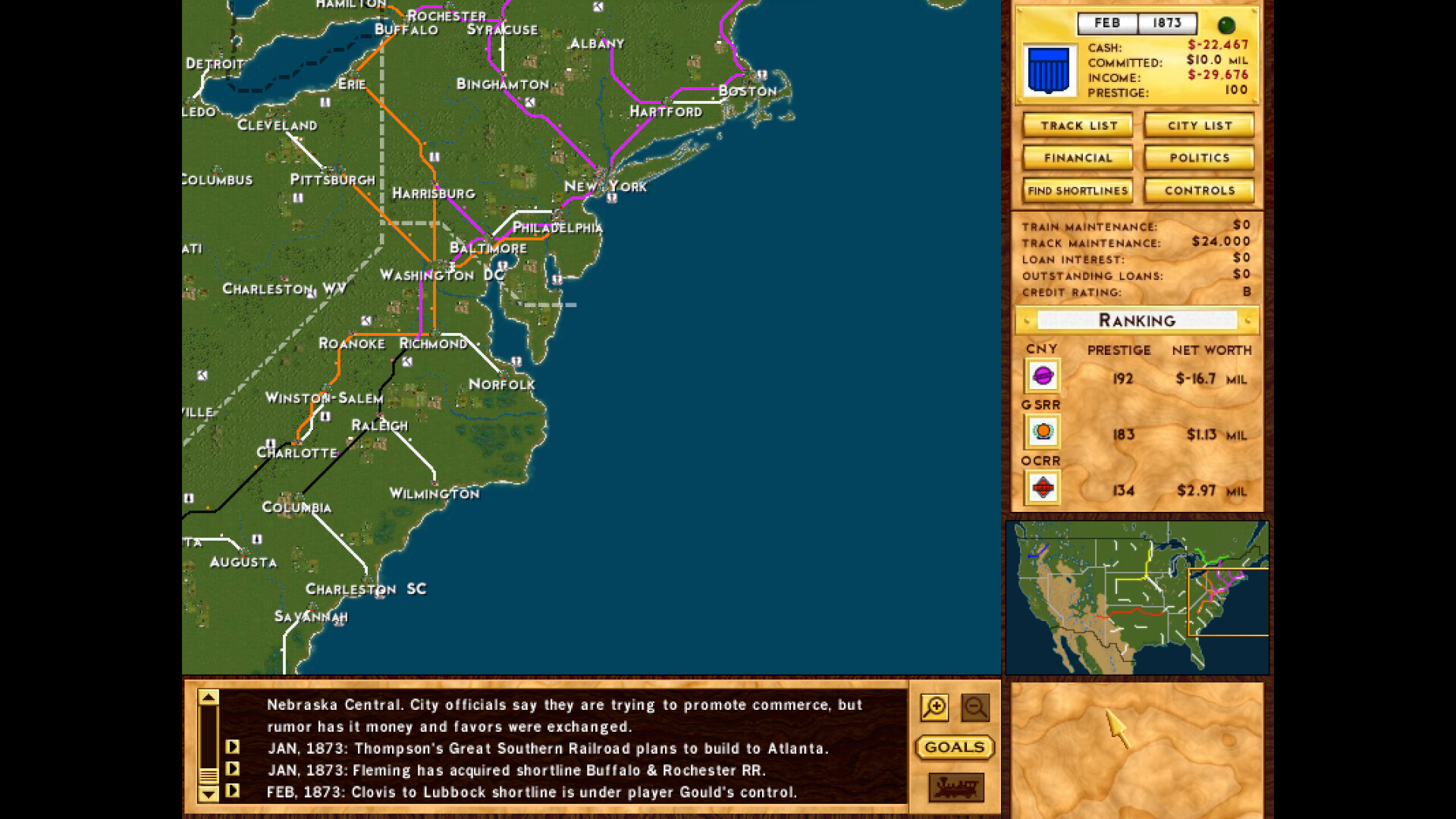 Rails Across America Screenshot 3