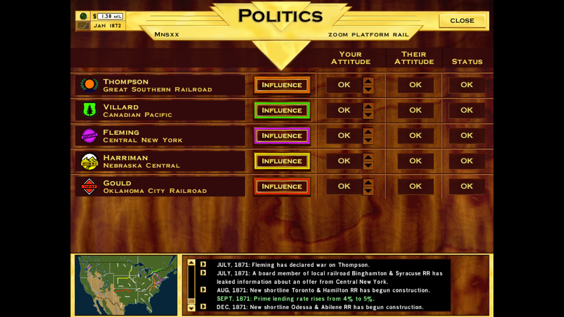 Rails Across America Screenshot 4
